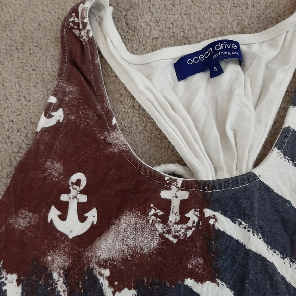 Ocean Drive American Flag Anchor Tank - Picture 5 of 9
